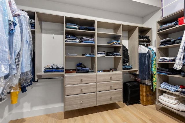 1242 Beacon St, Newton, MA 02468 - spacious closet with light wood finished floors