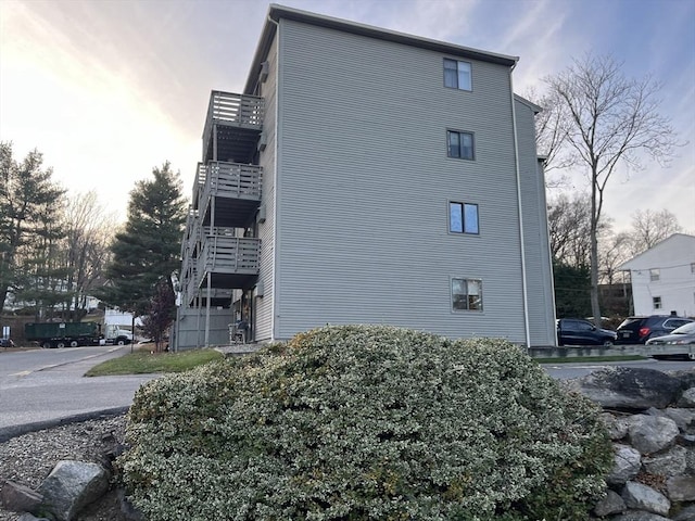 view of side of home