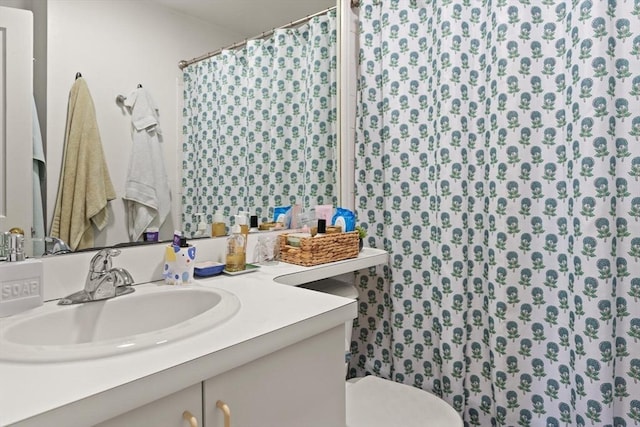 1750 Washington St Unit 2, Boston, MA 02118 - bathroom featuring vanity, toilet, and a shower with shower curtain