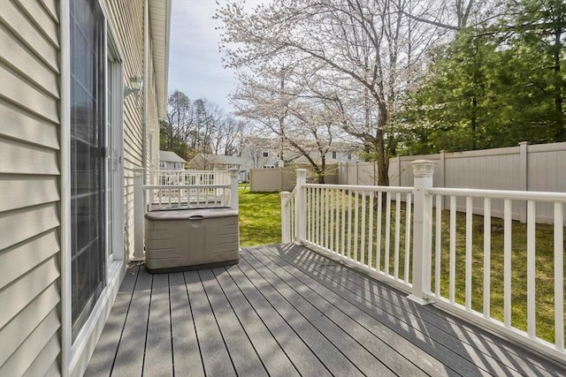 585 Sheridan St Unit 36, Chicopee, MA 01020 - deck with a fenced backyard