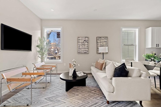 28 Hansborough St Unit 4, Boston, MA 02124 - living area with baseboards and healthy amount of natural light