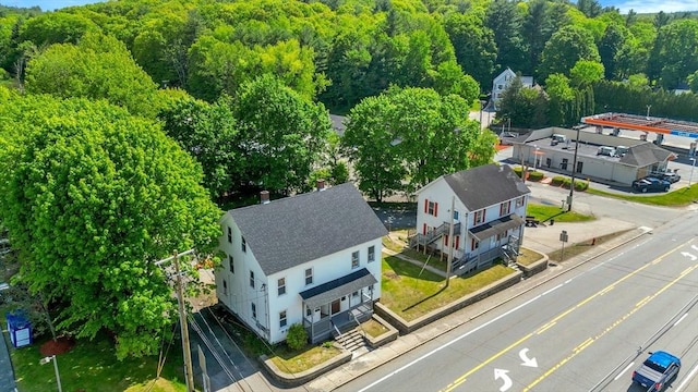 32 Worcester Rd, Charlton, MA 01507 - bird's eye view of a heavily wooded area