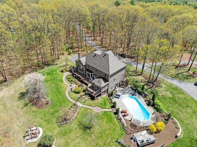 116 Coburn Rd, Berlin, MA 01503 - aerial view with a forest view