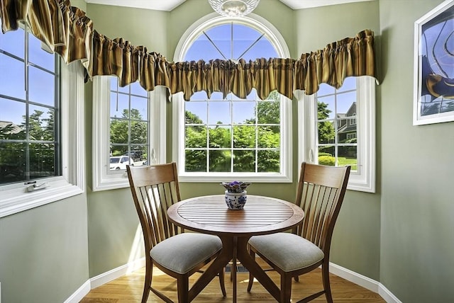 8 Birchwood Ln Unit 8, Hopkinton, MA 01748 - dining room featuring baseboards and wood finished floors
