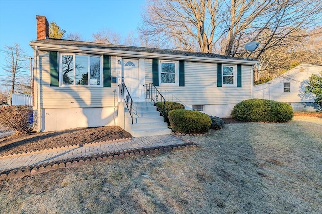 view of front of home