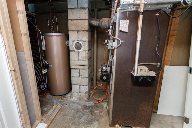 utilities with gas water heater