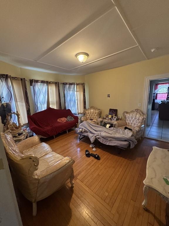 bedroom featuring hardwood / wood-style flooring