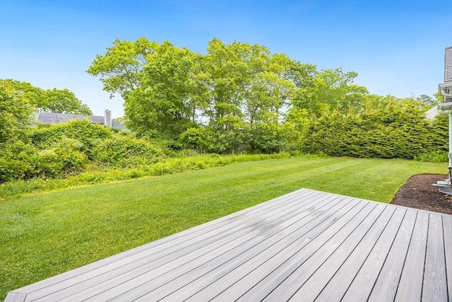 15 Hydrangea Cir, Falmouth, MA 02536 - wooden deck with a lawn