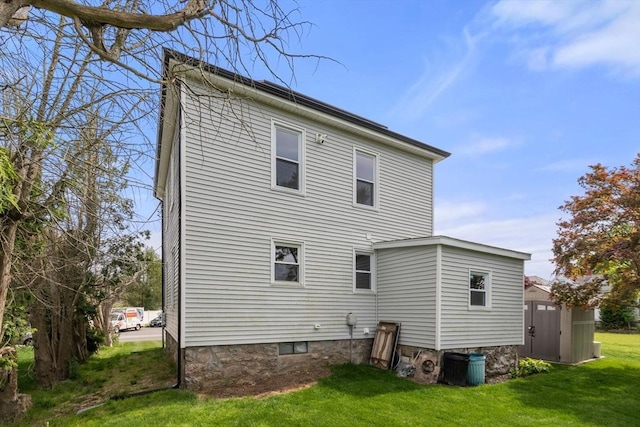13 Darling St, Acushnet, MA 02743 - back of property with a yard