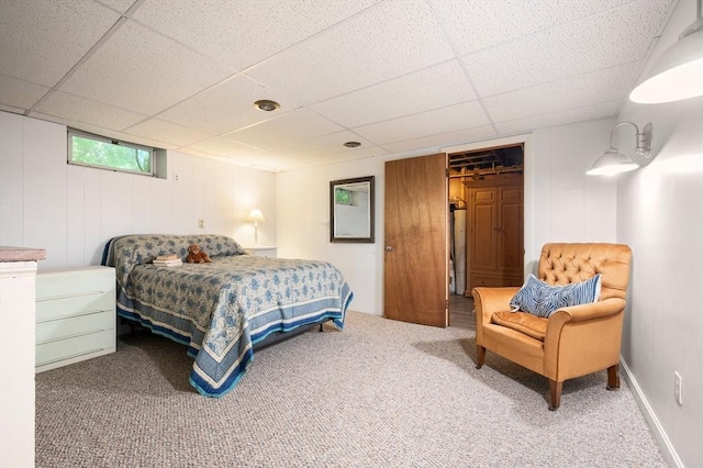 63 Hawthorne, Weymouth, MA 02189 - carpeted bedroom featuring a paneled ceiling
