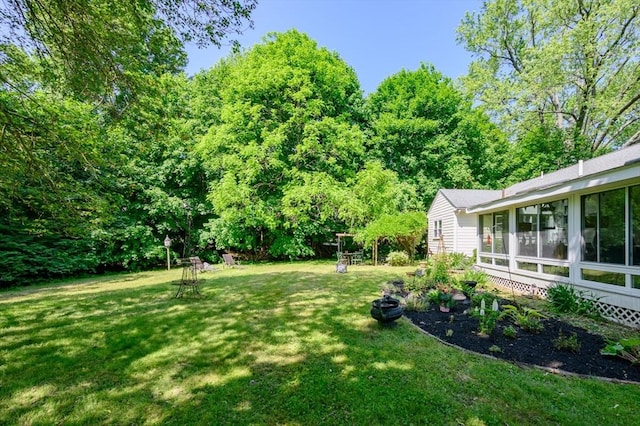 63 Hawthorne, Weymouth, MA 02189 - view of green lawn with a sunroom