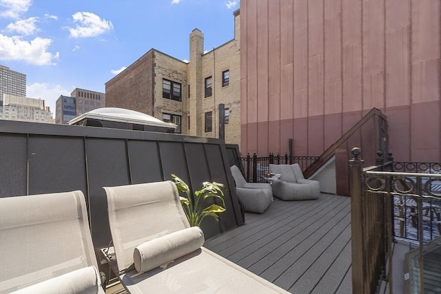 178 Commonwealth Unit 7, Boston, MA 02116 - view of wooden terrace