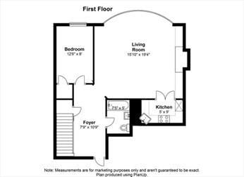178 Commonwealth Unit 7, Boston, MA 02116 - view of layout