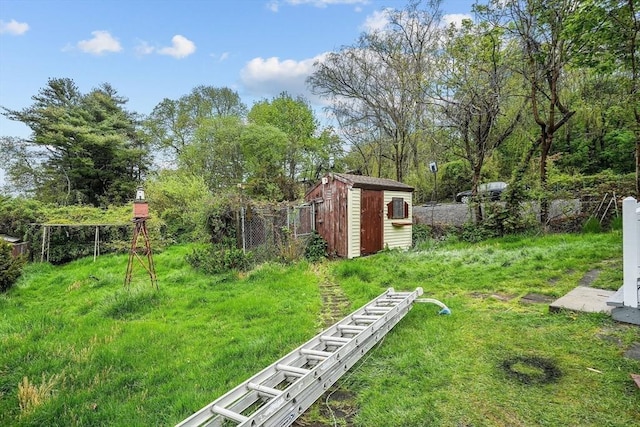 160 Stewart St, Fall River, MA 02720 - view of yard with a storage unit