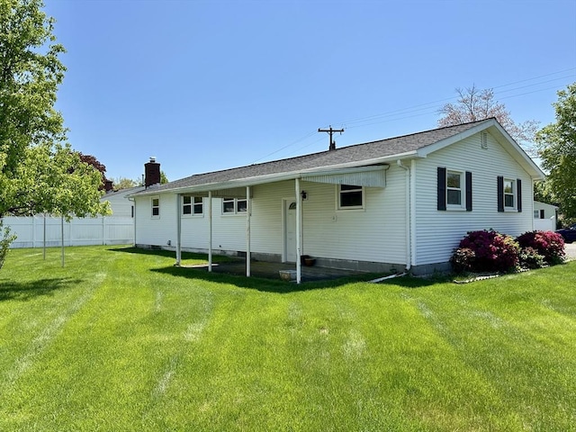 89 Napoleon Ave, Ludlow, MA 01056 - back of property with a chimney