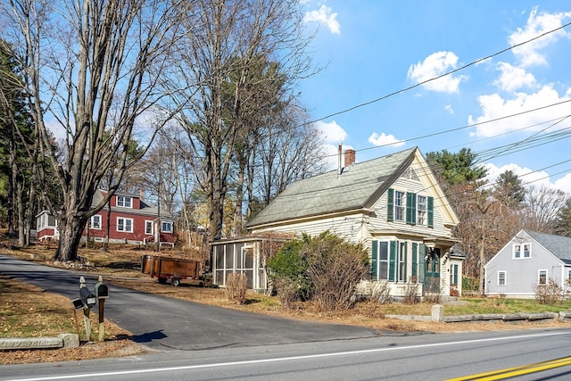 view of side of property