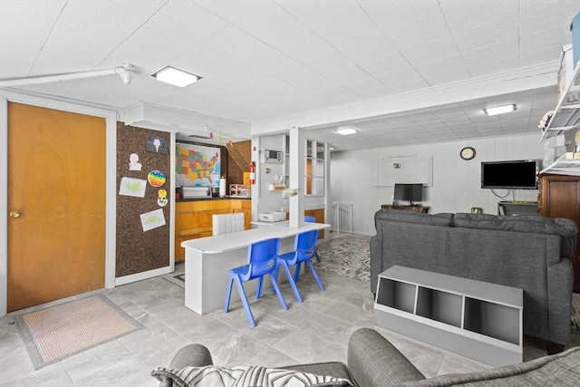 view of living area
