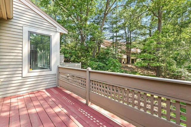 7 Wainwright Rd Unit 55, Winchester, MA 01890 - deck with view of scattered trees