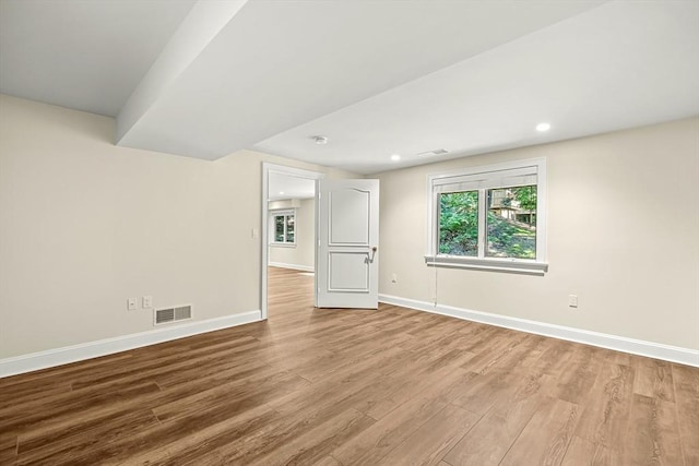 7 Wainwright Rd Unit 55, Winchester, MA 01890 - empty room with baseboards, wood finished floors, and recessed lighting