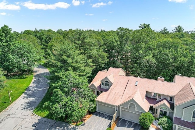 7 Wainwright Rd Unit 55, Winchester, MA 01890 - aerial view of a forest