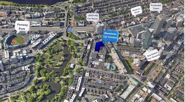 12 Stoneholm St Unit Pkg70, Boston, MA 02115 - aerial map of property and surrounding area