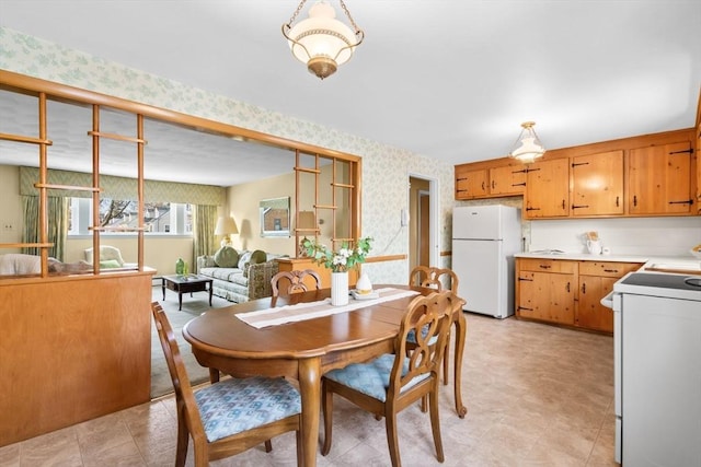 view of dining area