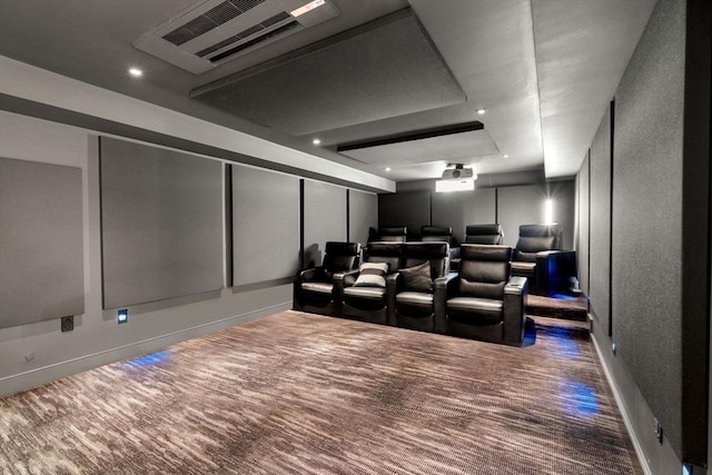 127 Shade St, Lexington, MA 02421 - cinema room with recessed lighting and baseboards