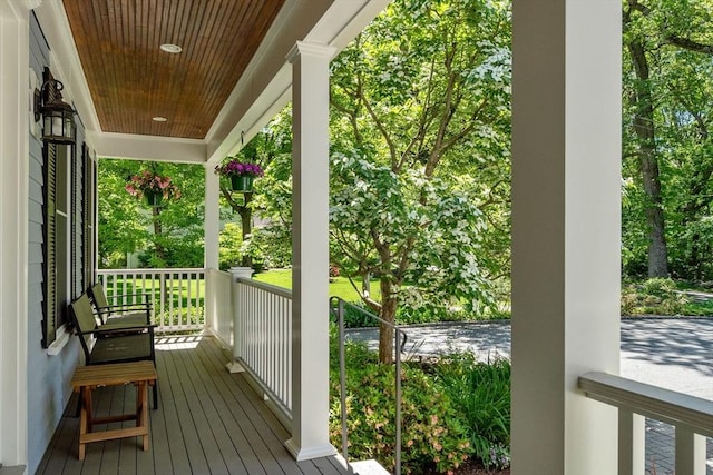 127 Shade St, Lexington, MA 02421 - view of wooden porch