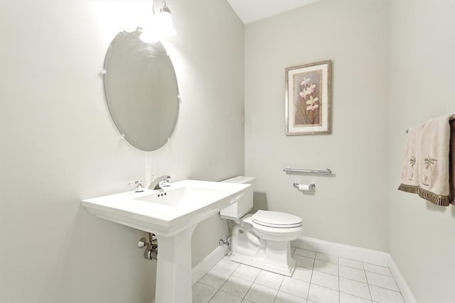 11 High Pine Cir Unit 11, Wilbraham, MA 01095 - half bath with baseboards, tile patterned flooring, and toilet