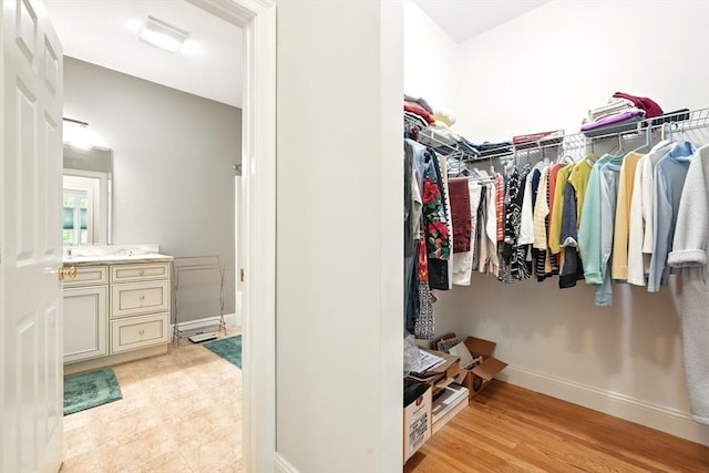11 High Pine Cir Unit 11, Wilbraham, MA 01095 - spacious closet with light wood finished floors