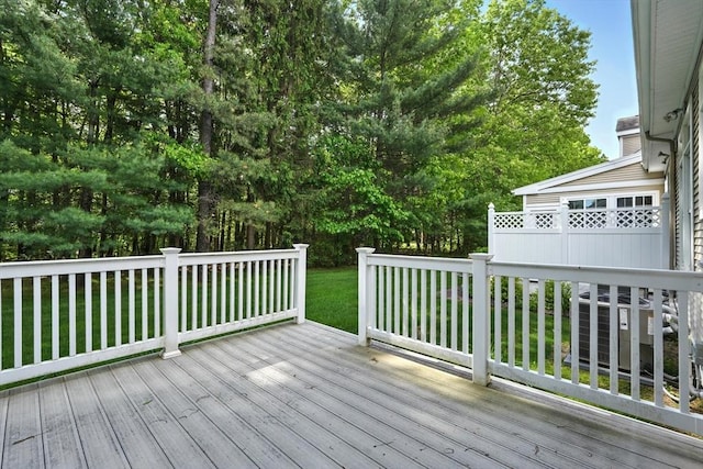 11 High Pine Cir Unit 11, Wilbraham, MA 01095 - wooden terrace with a yard