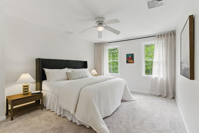 507 Towne St, North Attleboro, MA 02760 - bedroom with baseboards, light colored carpet, and a ceiling fan