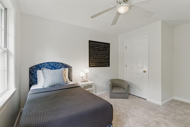 507 Towne St, North Attleboro, MA 02760 - bedroom with carpet floors, baseboards, and a ceiling fan