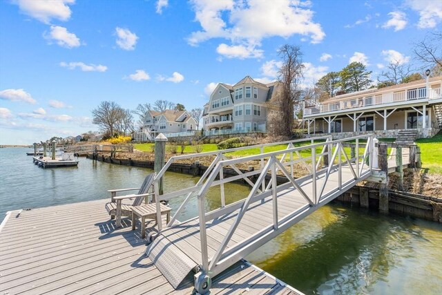 160 Waterway, Mashpee, MA 02649 - dock with a water view