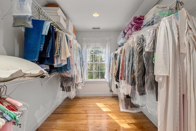20 Peakham Rd, Sudbury, MA 01776 - spacious closet with visible vents and light wood-style flooring