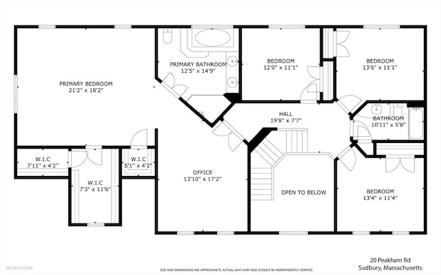 20 Peakham Rd, Sudbury, MA 01776 - view of layout