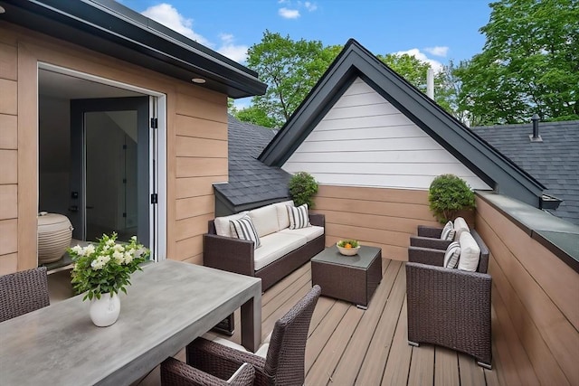 228 Auburn St Unit 228, Newton, MA 02466 - deck with an outdoor hangout area