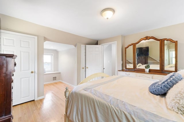 273 Greendale Ave, Needham, MA 02494 - bedroom featuring light wood-style flooring and baseboards