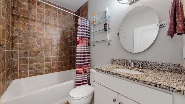 1100 Vfw Pkwy Unit 202, Boston, MA 02132 - full bathroom featuring shower / bath combo, vanity, and toilet