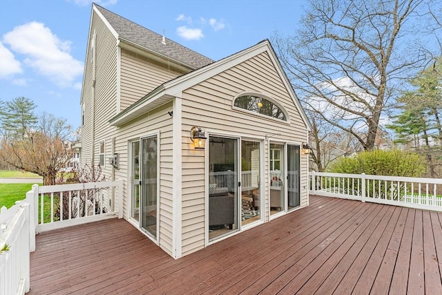 view of deck