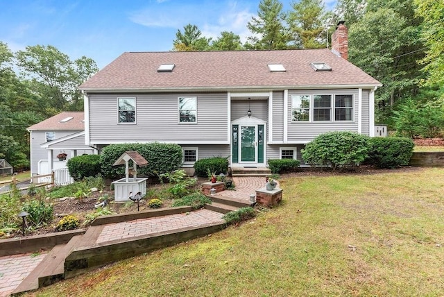 525 Thurston St, Wrentham, MA 02093 - view of front of property with a chimney and a shingled roof