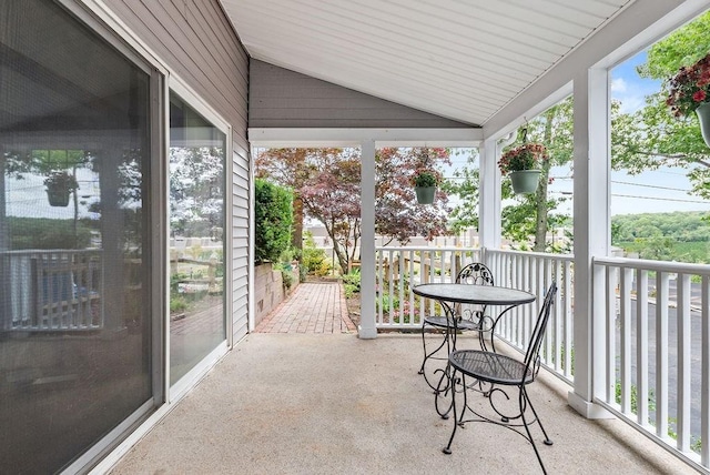 525 Thurston St, Wrentham, MA 02093 - sunroom / solarium featuring lofted ceiling