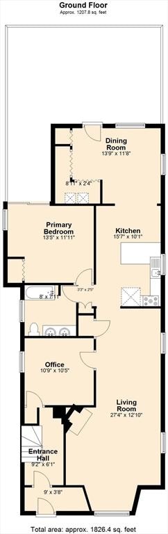 130 N Walker St, Taunton, MA 02780 - floor plan / room layout