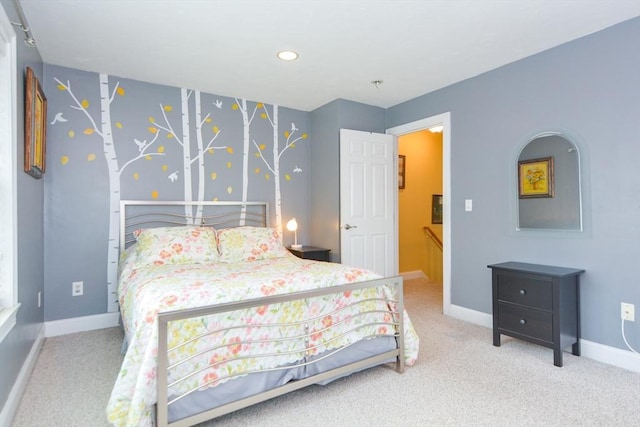 41 Oak St Unit 2, Waltham, MA 02453 - bedroom featuring carpet and recessed lighting