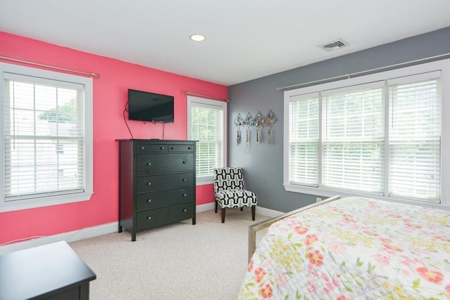 41 Oak St Unit 2, Waltham, MA 02453 - carpeted bedroom with baseboards and recessed lighting