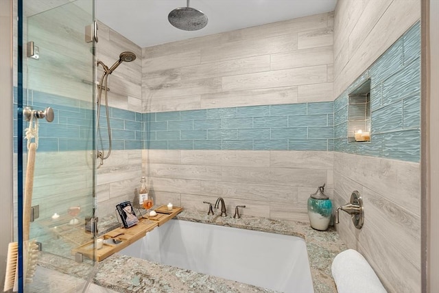full bath featuring a stall shower