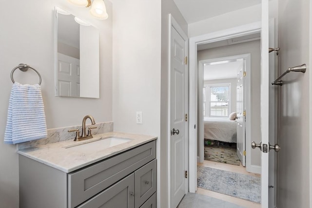 ensuite bathroom with vanity and ensuite bathroom