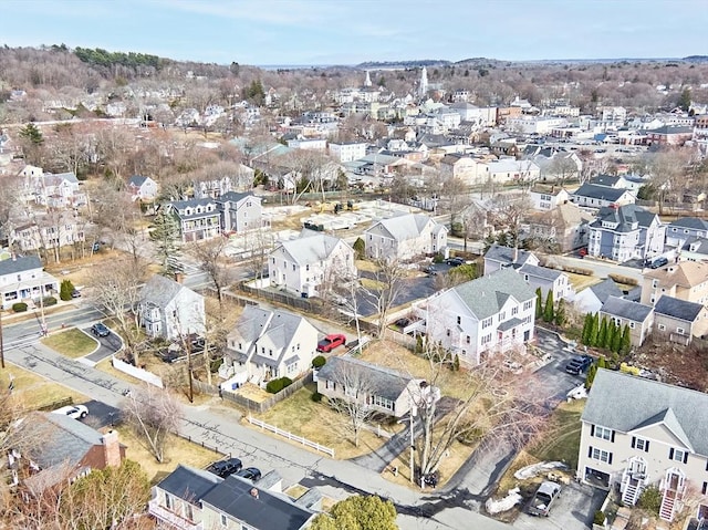 birds eye view of property featuring a residential view