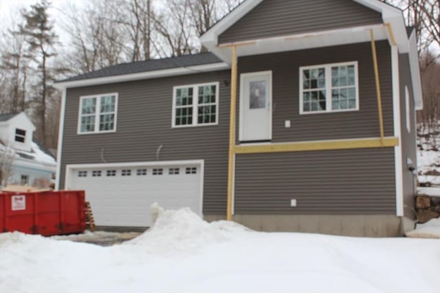 view of front of house featuring an attached garage