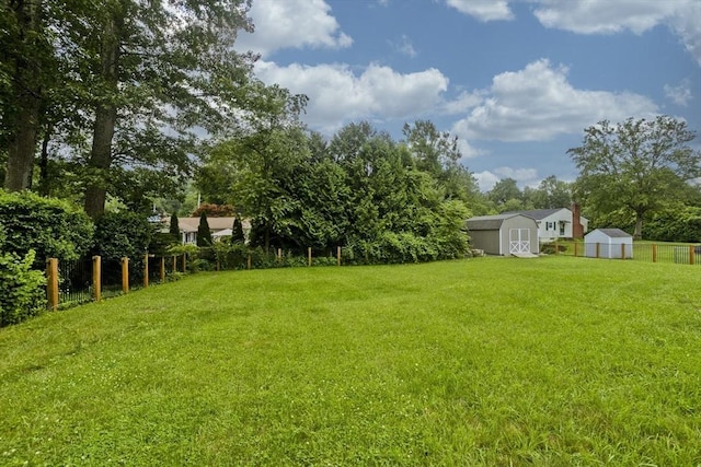 7 Summit Dr, Westfield, MA 01085 - view of yard featuring a storage shed and view of wooded area